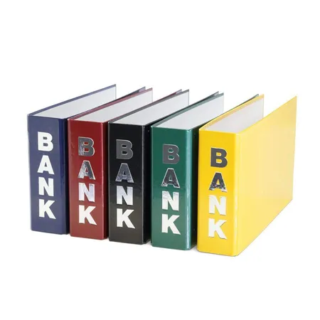 Livepac Office Bankordner für Kontoauszüge, 10 Stk., je 2x gelb rot grün blau schwarz