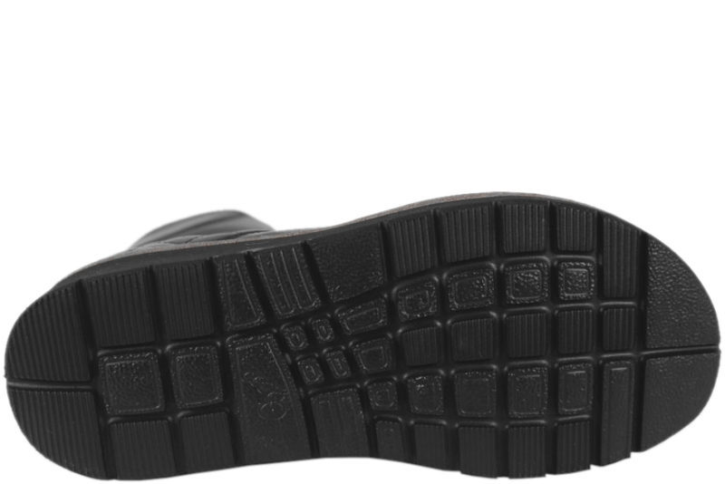 NEW FEET SORT VINTERSTØVLE MED LÆDERPUDER