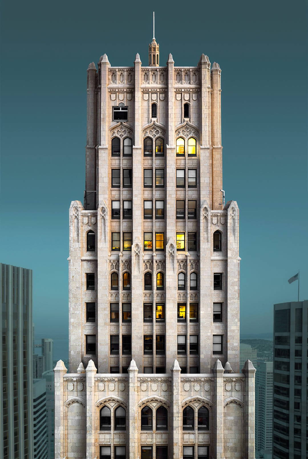Russ  Building, San  Francisco by Chris Hytha - Limited Edition. Edition of: 150. Signed.