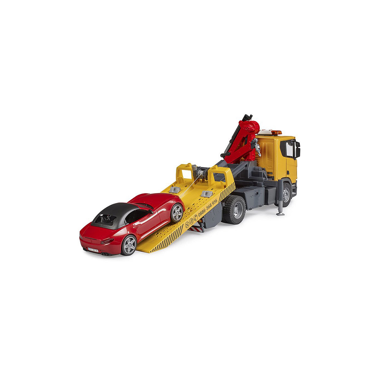 BRUDER Spielwaren GmbH + Co. KG Bruder 03552 Scania Super 560R Abschlepp LKW. L+S Modul + BRUDER Roadster