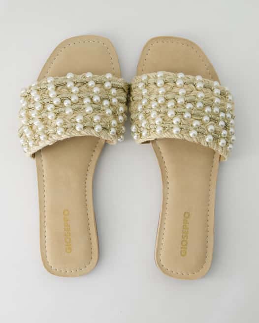 Gioseppo Langdon Pantoletten in Beige