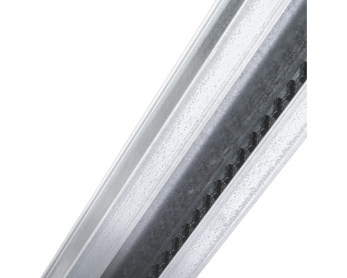 Geleiderail FS10K voor Hörmann ProMatic3+4 / SupraMatic3+4 3060x85x45 mm Grijs Metallic