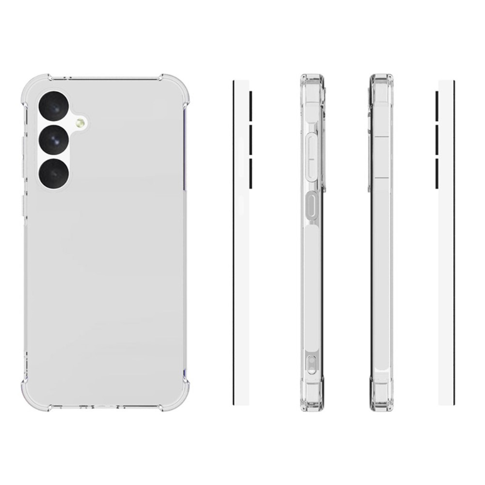 Samsung Galaxy A55 Gummi Hülle Air Cushion Fallschutz - Transparent