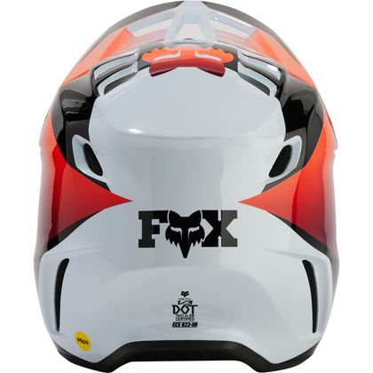 Casque cross Fox V3 - SOLID - YOUTH - Blanc