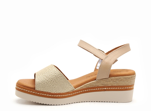 Eva frutos nu pieds talons femme 569 beige