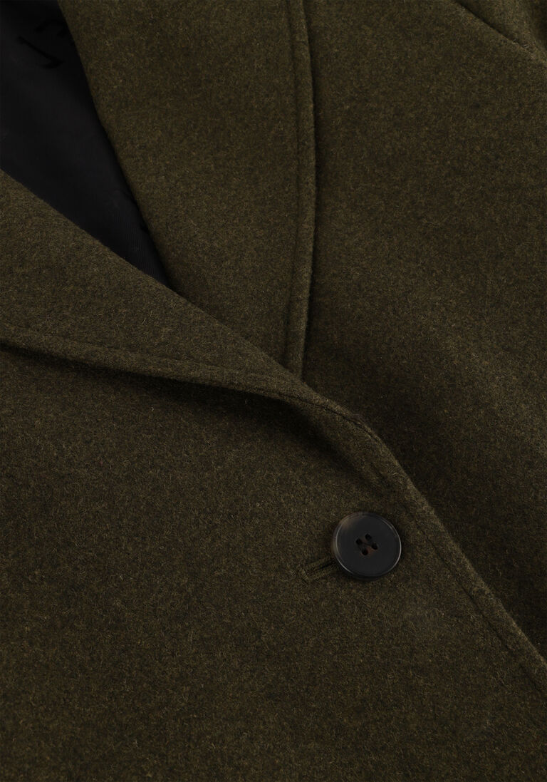 SELECTED FEMME groene selected femme mantel slfalma wool coat