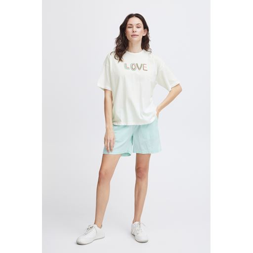 Fransa Koko T-shirt, Blanc de Blanc Mix, L