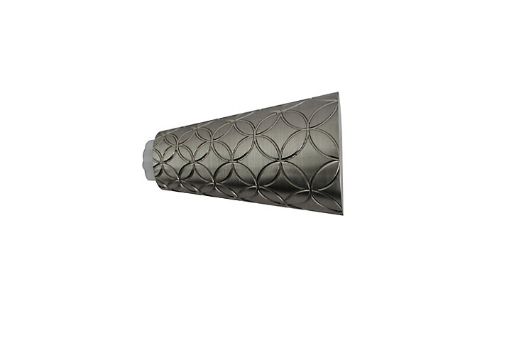 Embout cône pour barre à rideau GoodHome 19 mm Athens gris