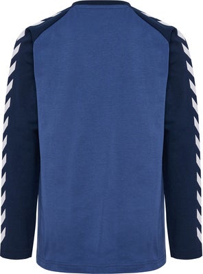 Hummel Boys  Langermet T-skjorte, True Navy