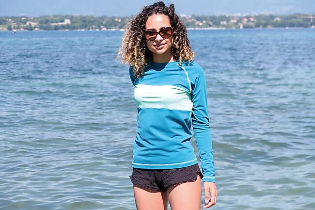 F2M - TOP LYCRA MANCHES LONGUES FEMME