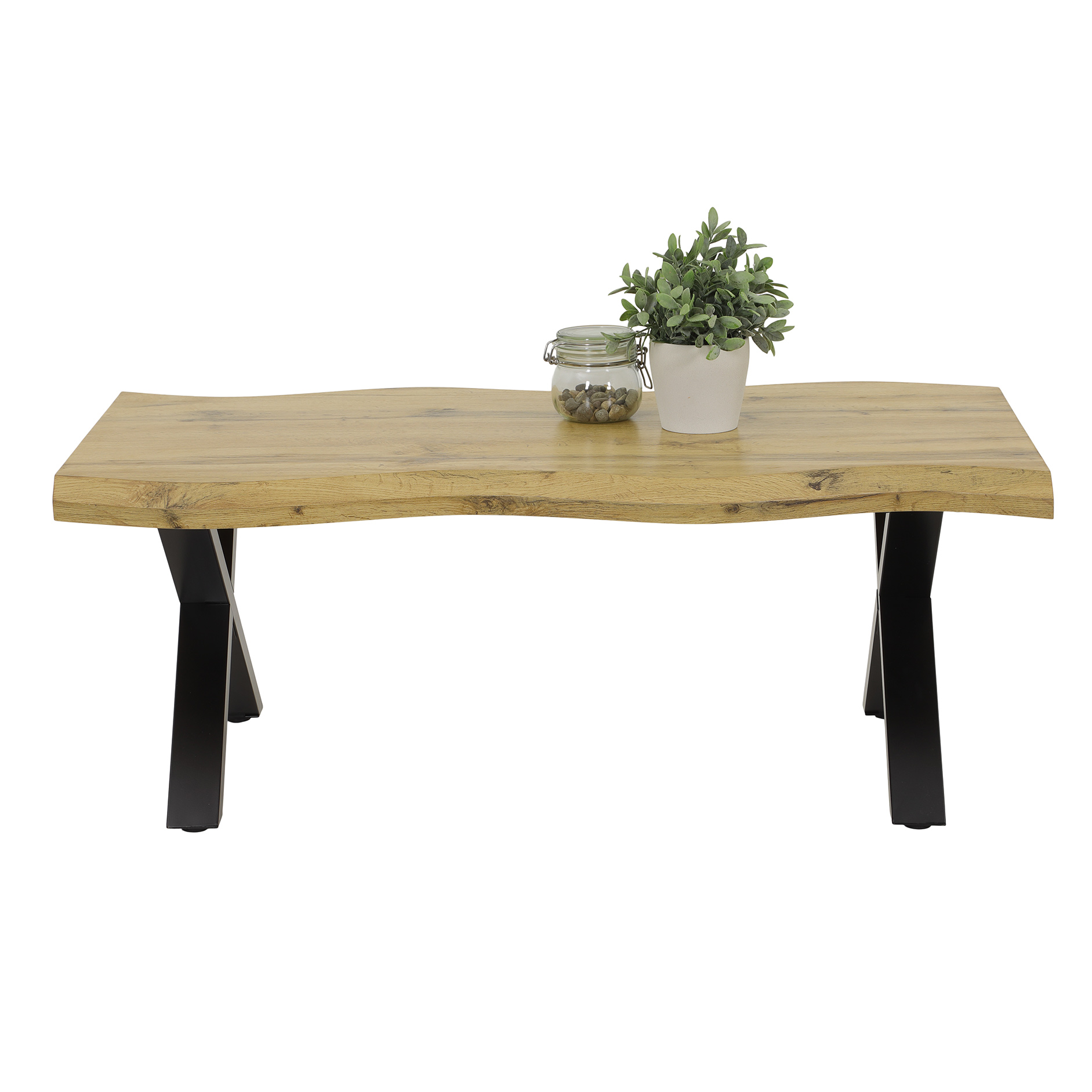 Couchtisch - Wildeiche Nachbildung - 110 cm