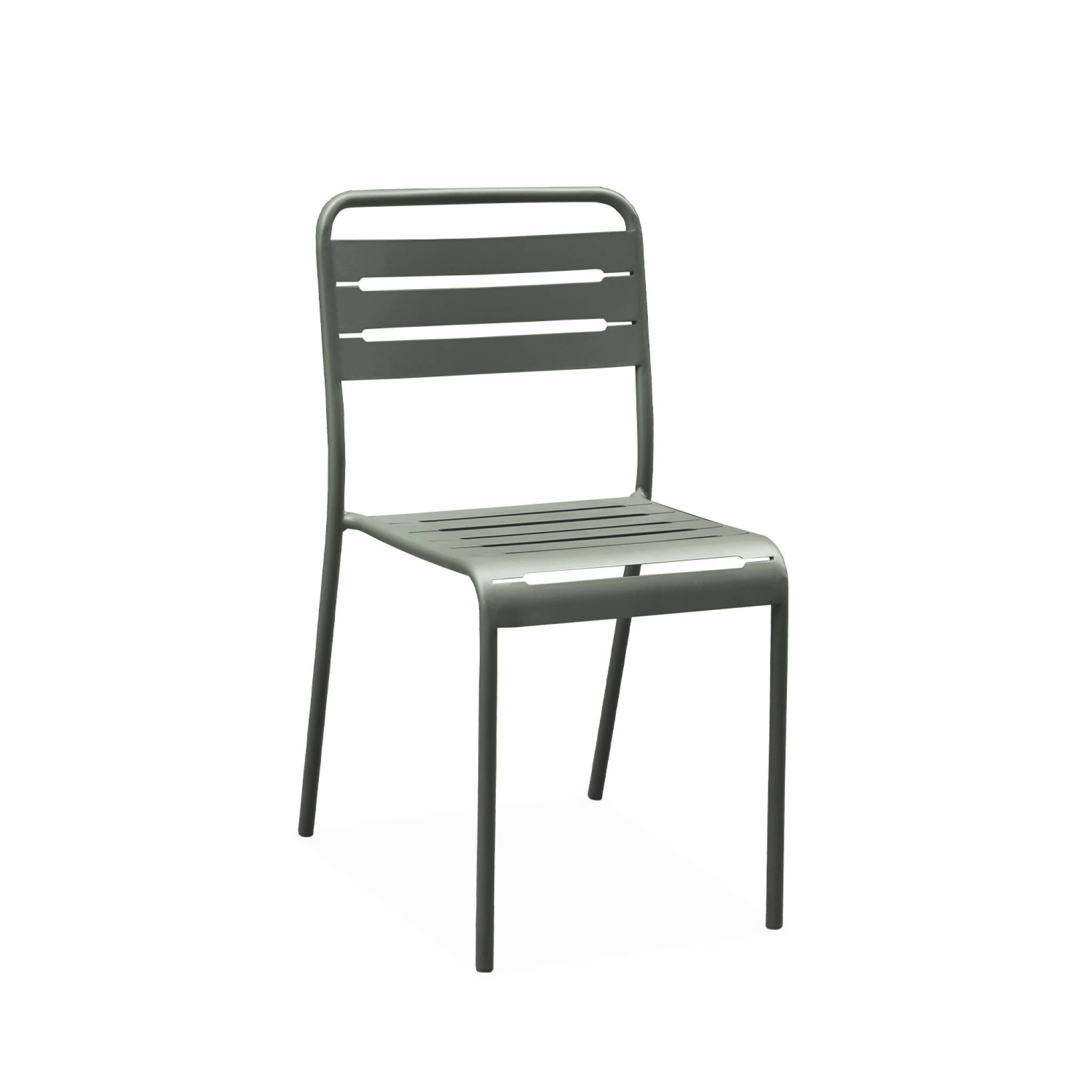 sweeek - Tuintafel met 8 stoelen metaal