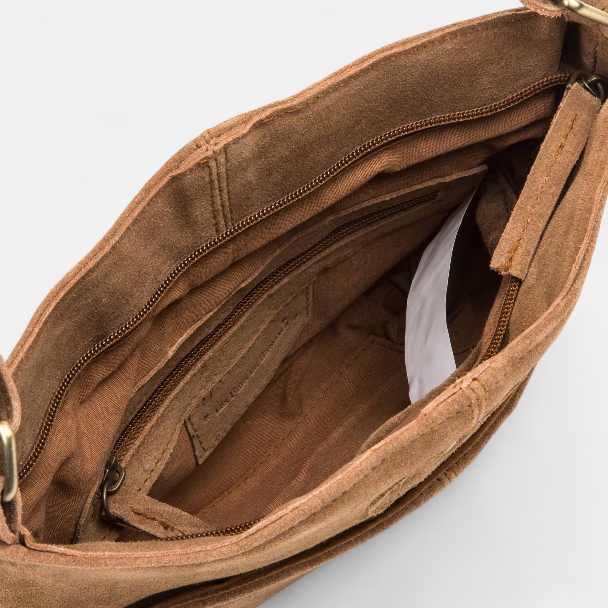 Sac bandoulière en cuir cognac