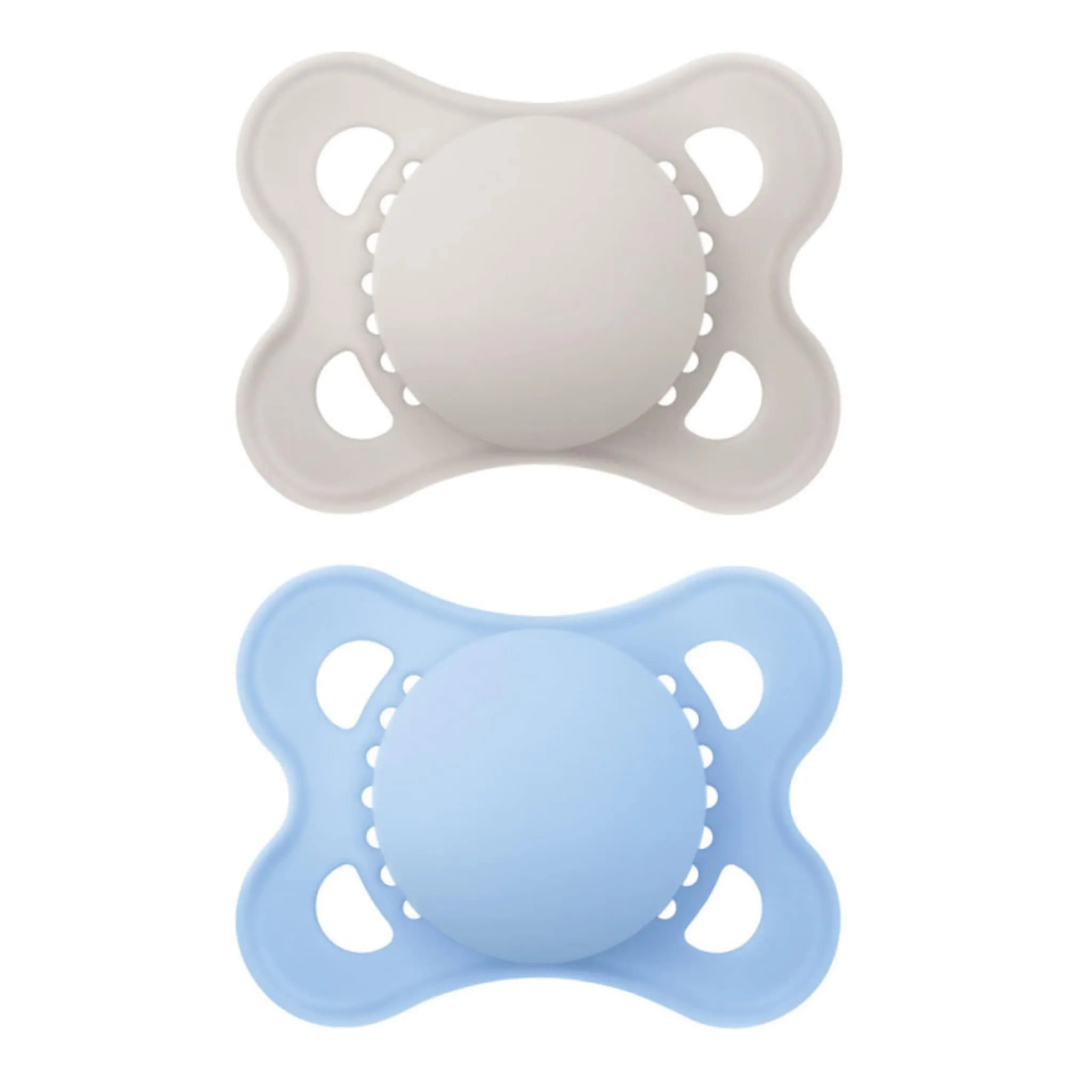 Mam Baby Suce Orthodontique Matte 0-6mois Mam Paquet de 2 - Bleu