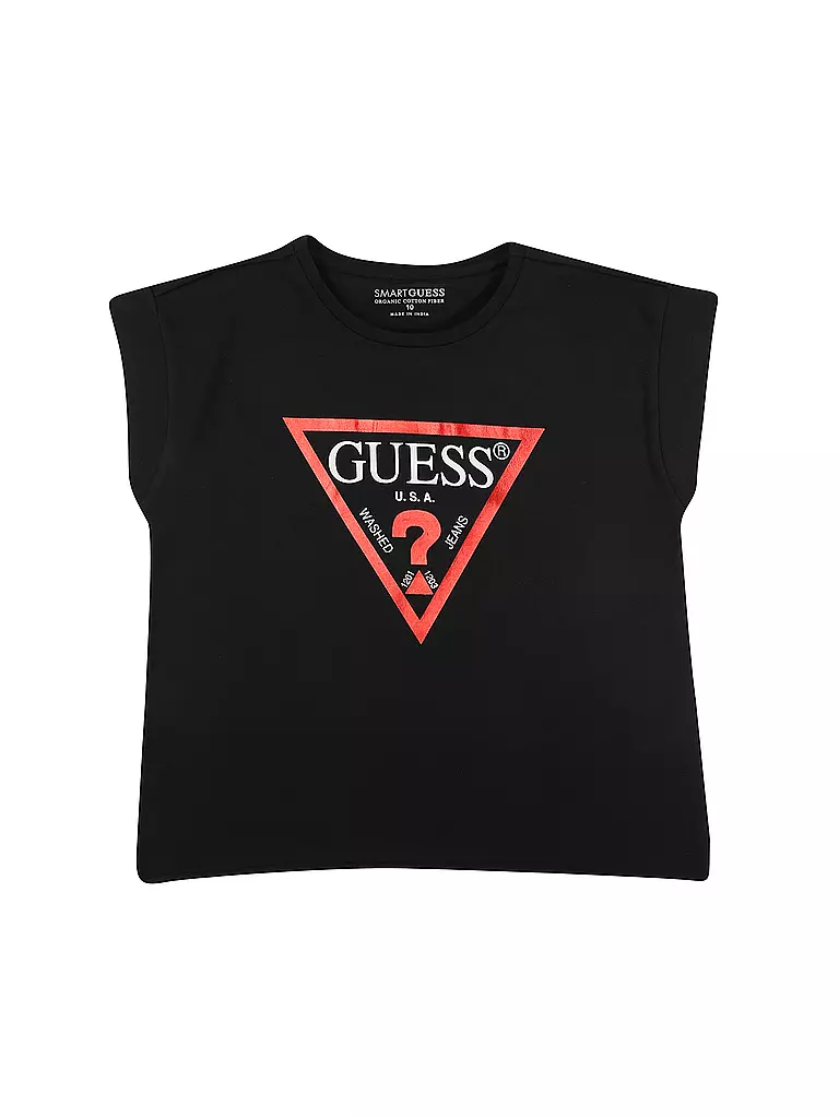 GUESS Mädchen T-Shirt schwarz