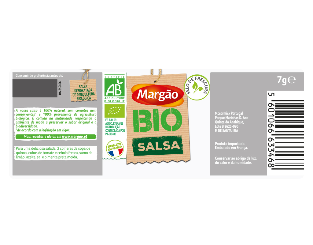 SALSA MARGÃO FOLHAS BIO 7G