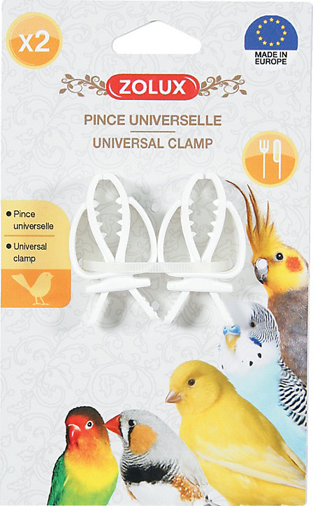 Pince universelle pour oiseau Zolux (x 2)