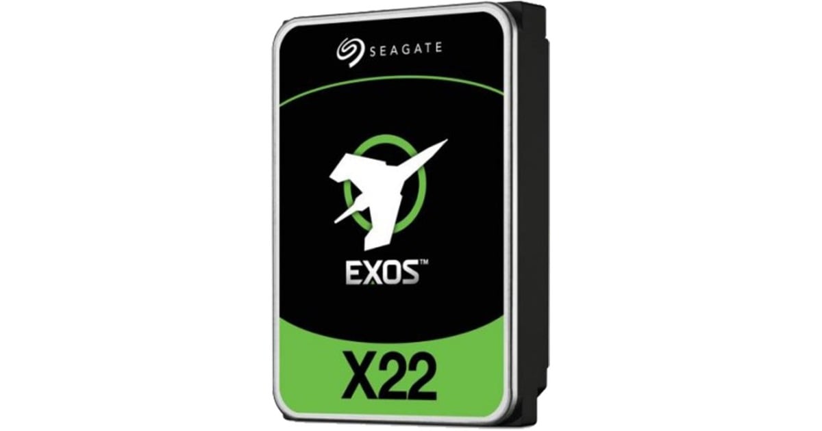 SeagateExos X22 22 TB harde schijf  (ST22000NM001E, SATA/600, 24/7)