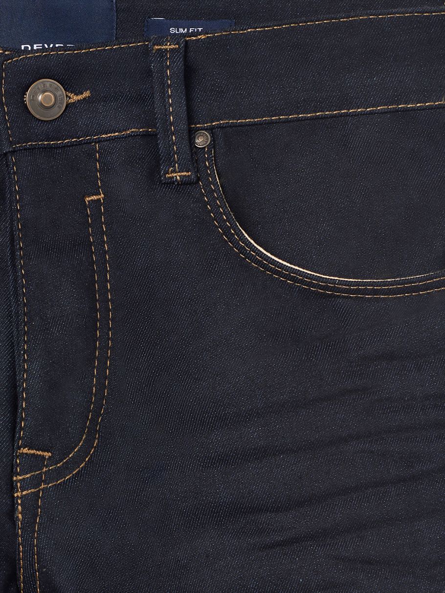Jean slim en coton élasthane brut