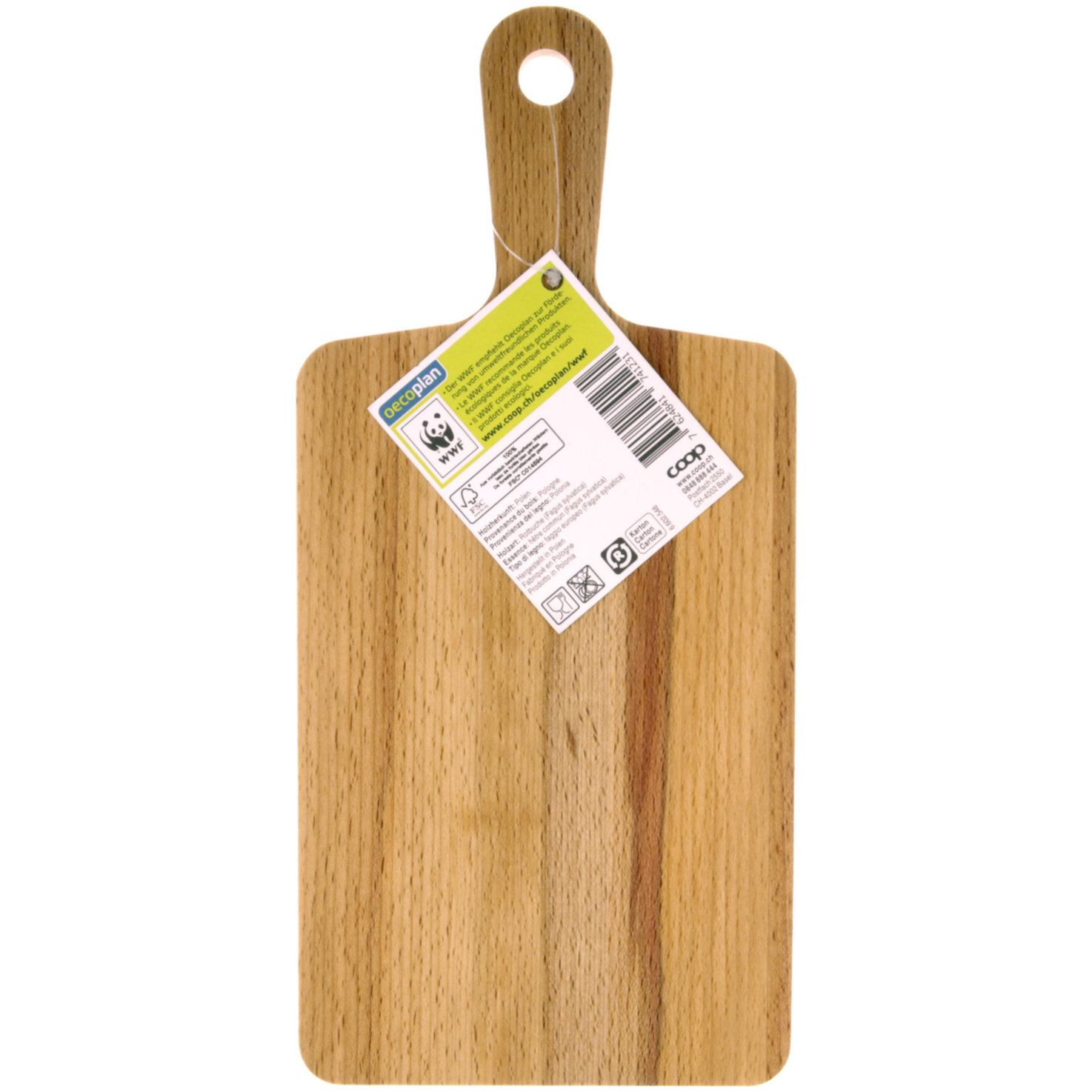Oecoplan Servierbrett mit Griff 30x14cm