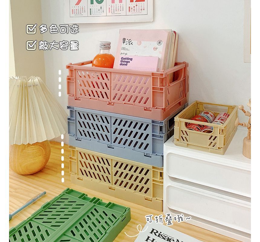 Candy Lemon - Opvouwbare plastic bureau-organizermand (verschillende designs) / Set