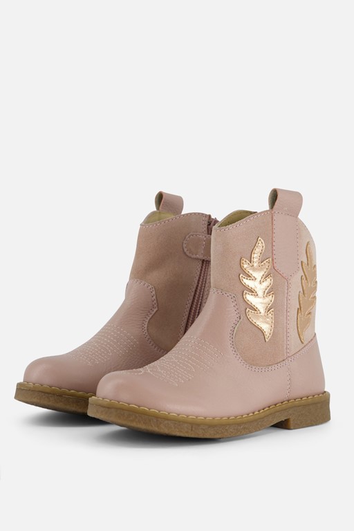 Muyters Cowboylaarzen roze Leer