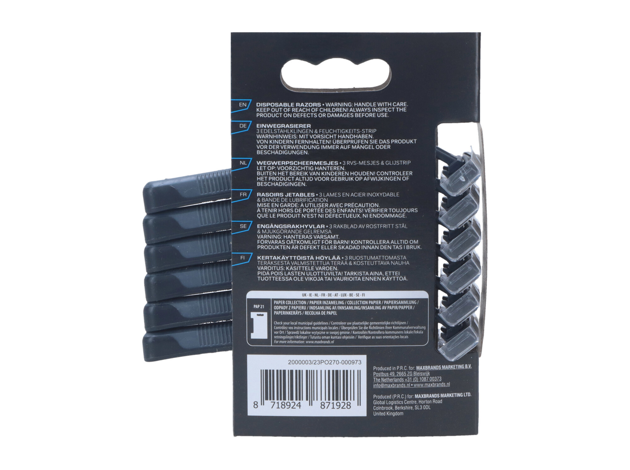DESCARTÁVEL FUZE 3 LÂMINAS PRECISION 6UN
