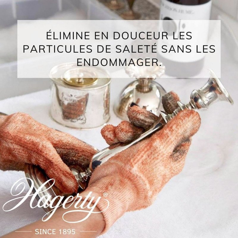 Gants d'orfèvre pour argenterie Silver Gloves Hagerty - 1 paire