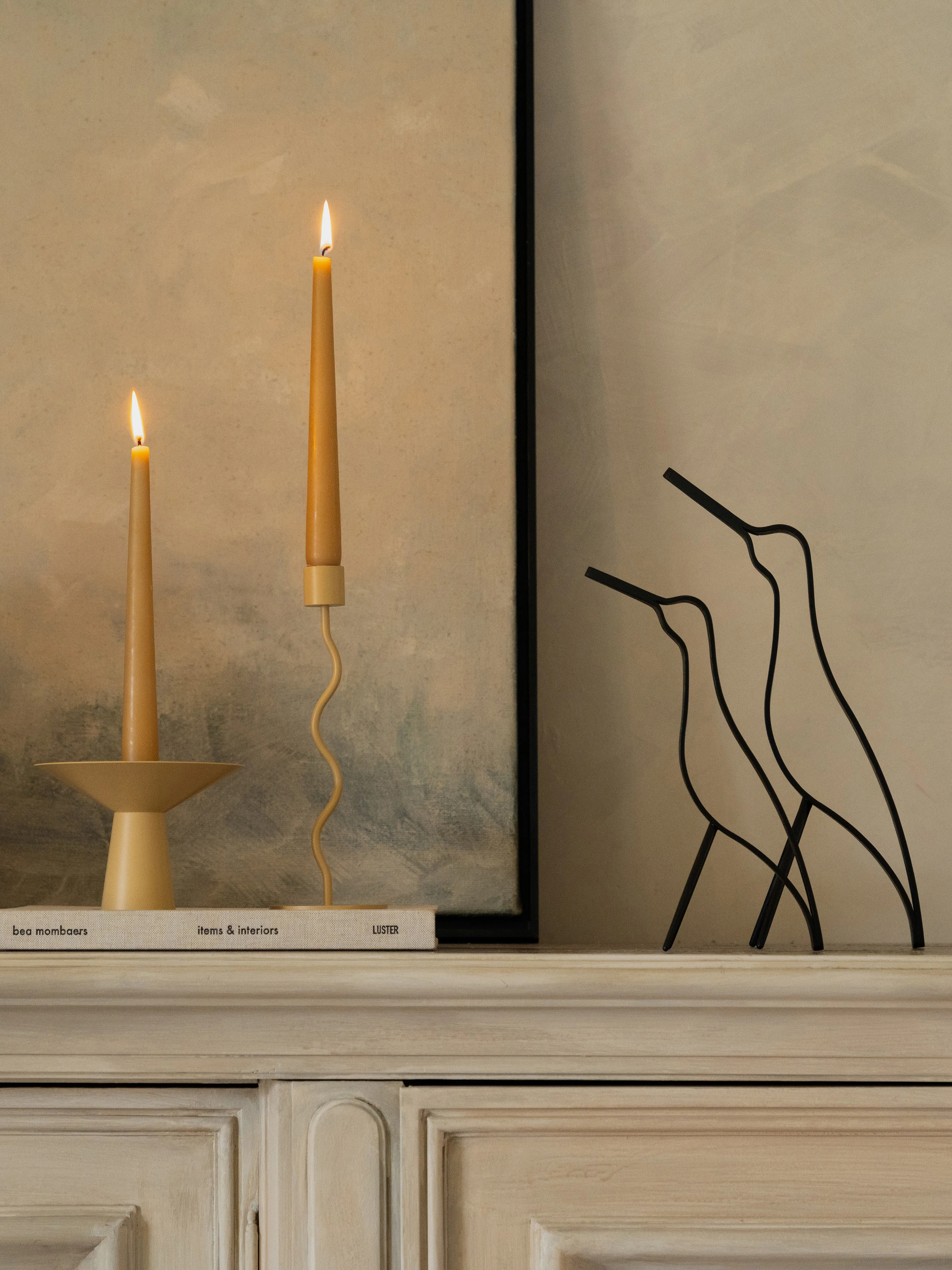 Handgemaakt decoratief object Woody Bird