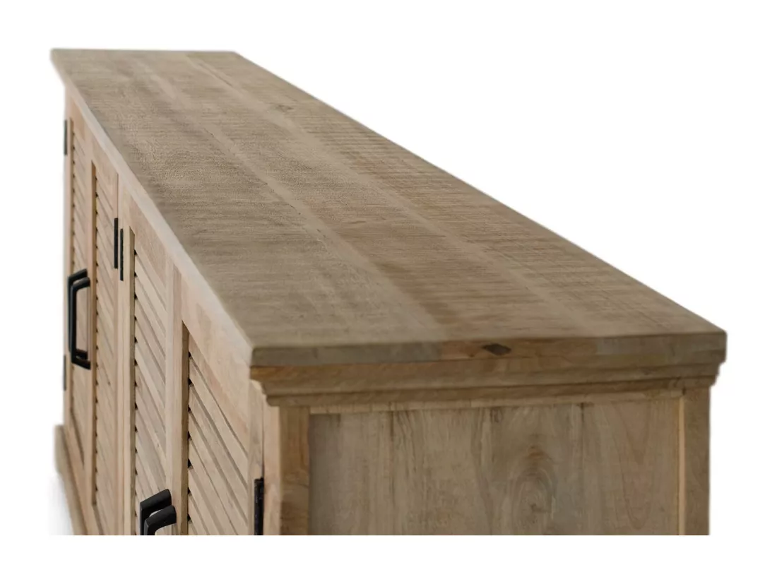 Buffet en manguier charme naturel