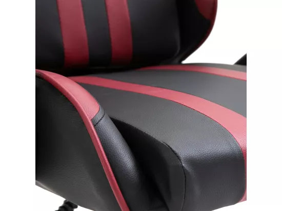 Chaise de jeu Rouge bordeaux Similicuir