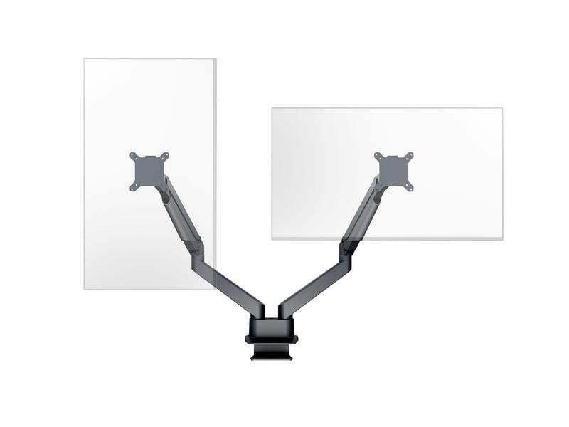Multibrackets Tischhalterung Gas Lift Arm Dual SbS bis 10 k Deskmount mit Gas Lift Arm