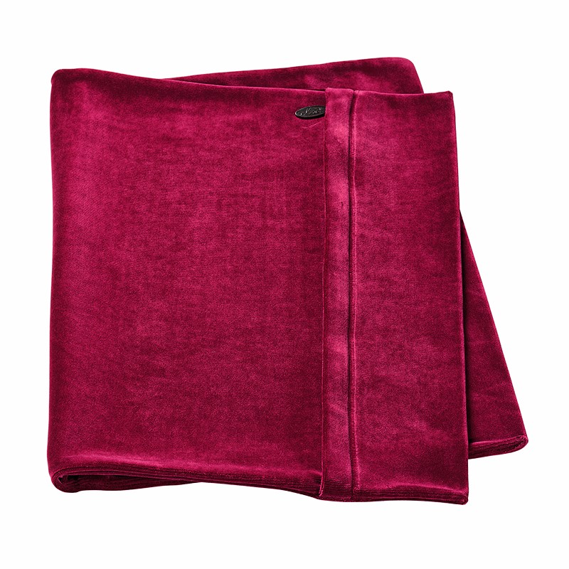 ELSA Kissenbezug<br>1 Stück, 50x11cm, Velours bordeaux