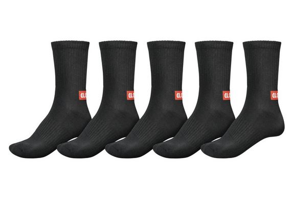 Globe Minibar Crew Sock 5 Pack 7-11