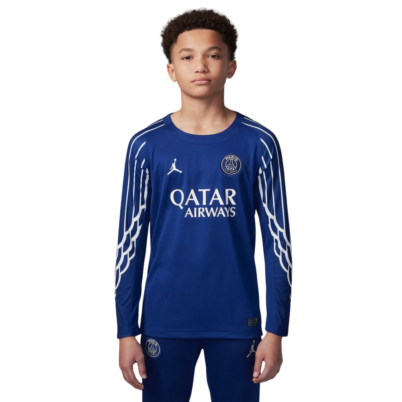 Nike Paris Saint-Germain x Jordan 4e Shirt Lange Mouwen 2024-2025 Kids