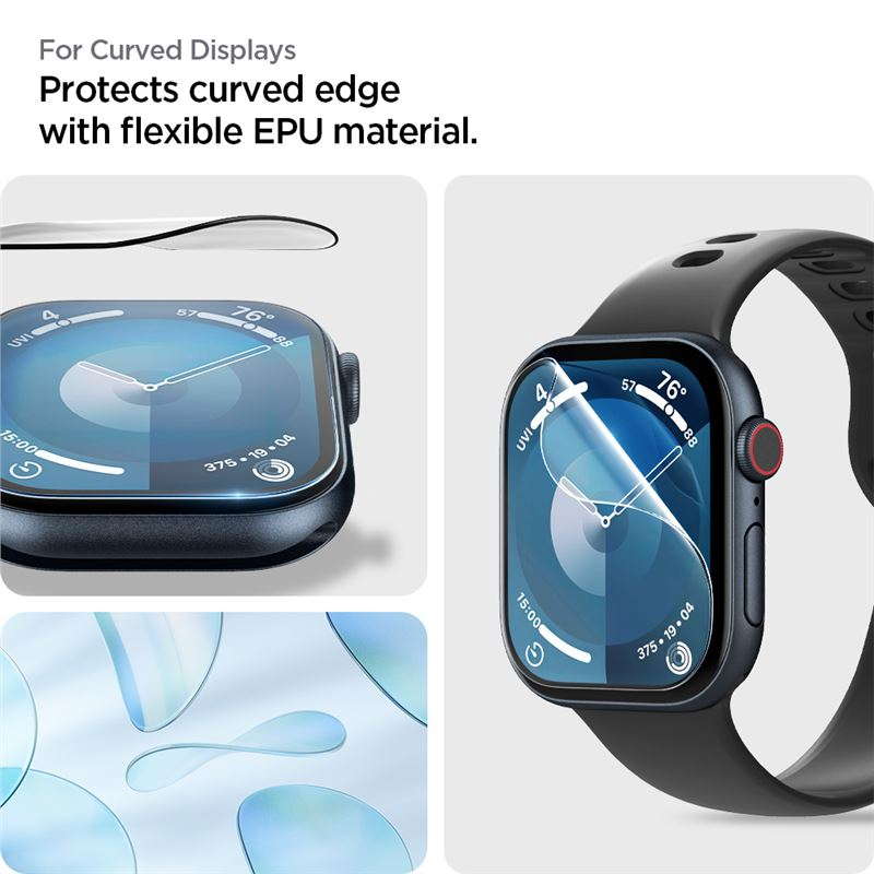 Apple Watch Series 11 / Series 10 (42 mm) EliteShield EZ Fit EPU Folie Case Friendly   Montagerahmen (AFL08580)