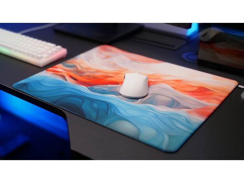 Cherry Gaming-Mausmatte XTRFY GP5 Amnis Blue Large Gaming-Mauspad aus Stoff