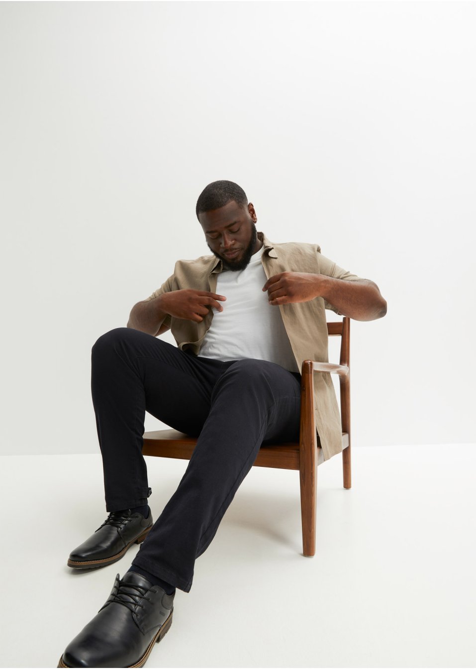 Pantalon chino Regular Fit, Tapered