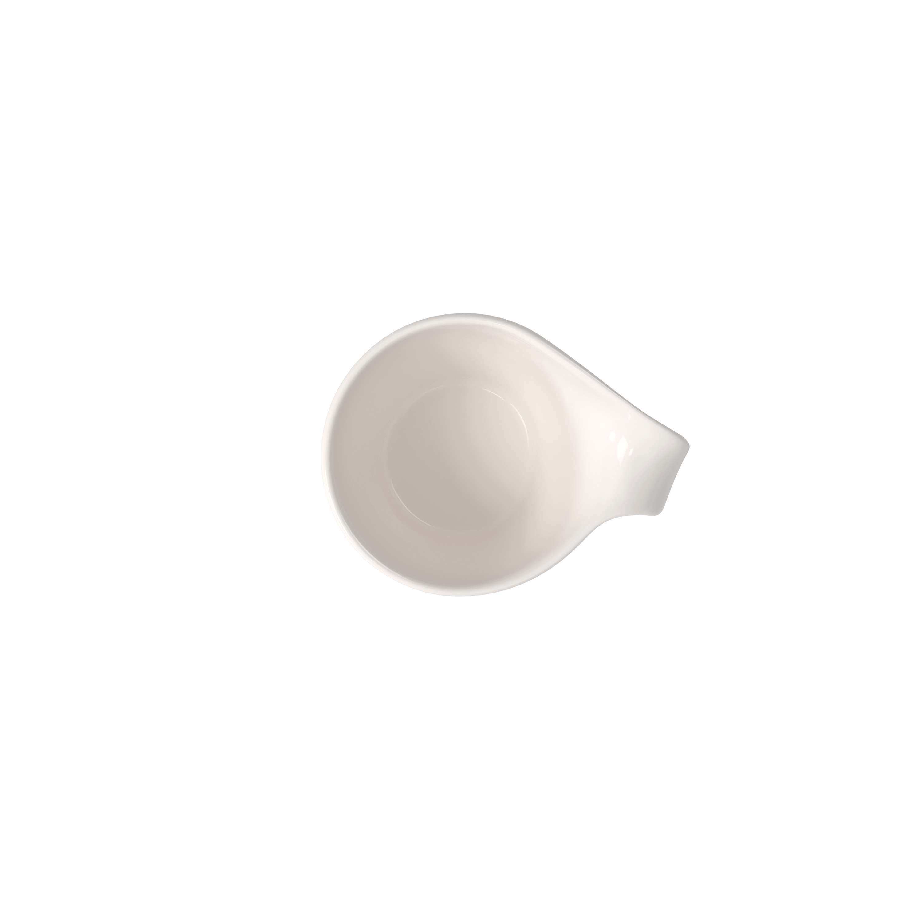 Flow Coffee cup White, 4.8 oz, Premium Porcelain