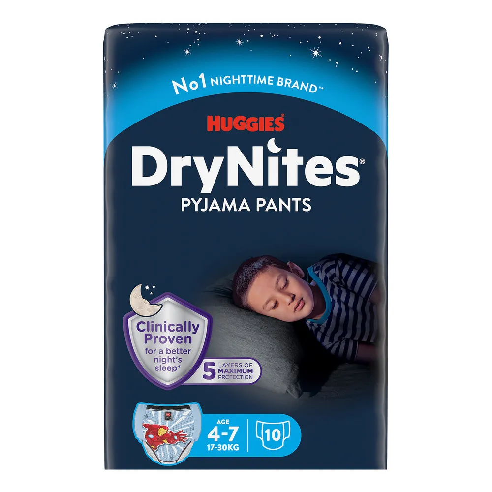 Drynites Boy 4-7 år - 10 stk.