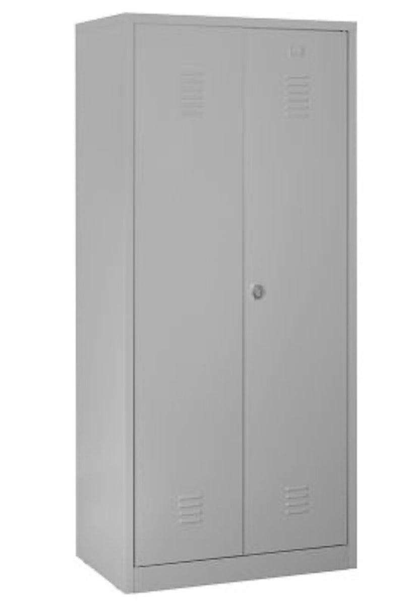 PROREGAL Metalen Locker Flamingo HxBxD 180 x 80 x 50 cm Hangslot Grijs