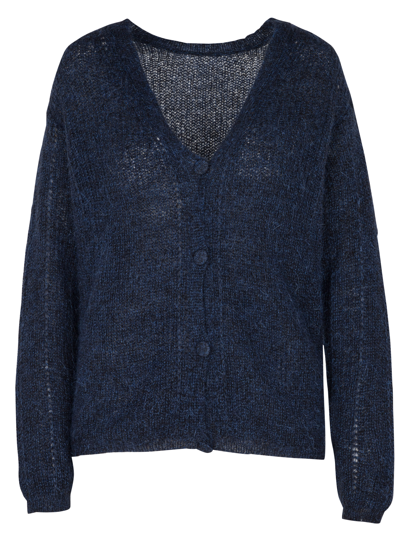 THILO - Cardigan col V| Bleu