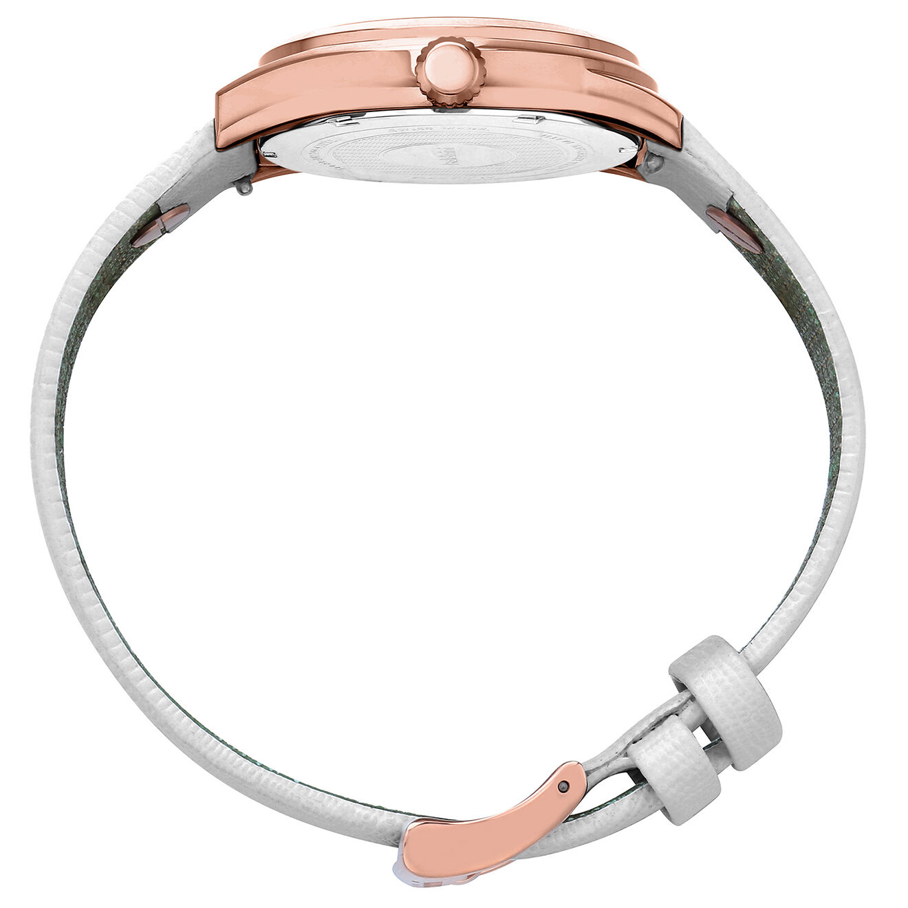 Baldinini Montre Femme en Cuir & cristaux Swarovski Adria blanche