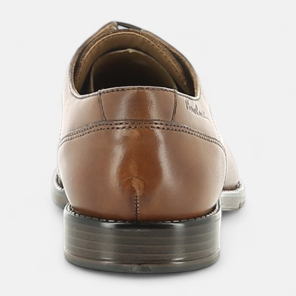Derbies Homme en cuir cognac