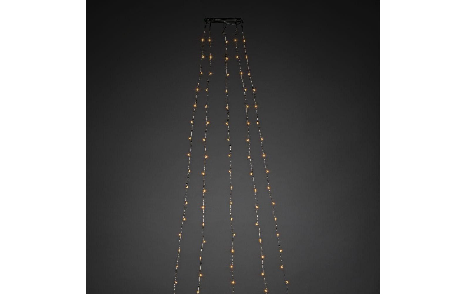 LED Baummantel 3 m Silber, mit 300 LED, IndoorLED Lichterkette für den Weihnachtsbaum