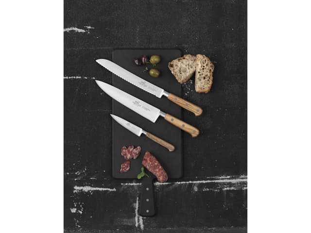 Lion Sabatier Brødkniv Steel/Olive wood