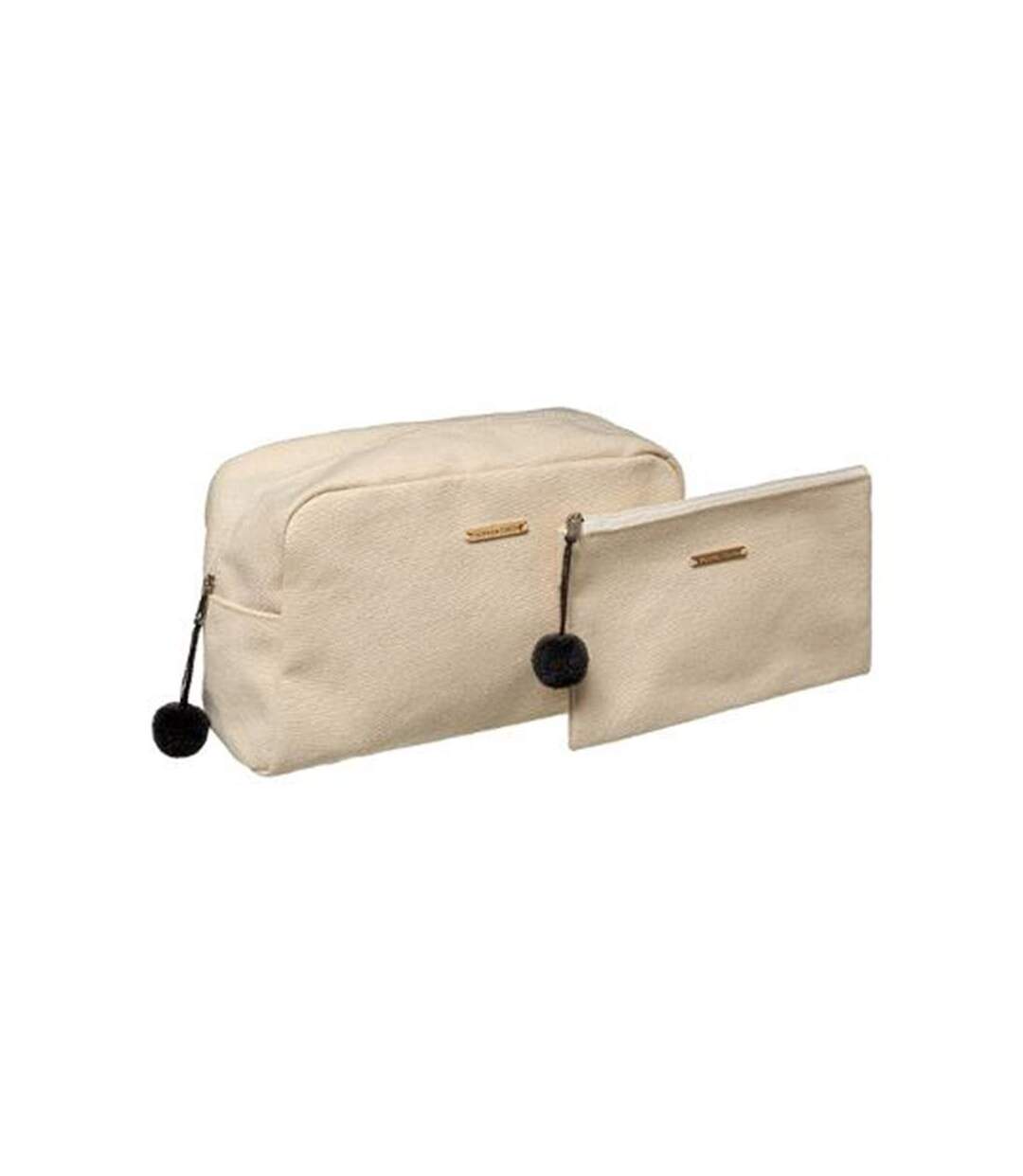 Lot de 2 Trousses de Toilette Modern 26cm Blanc