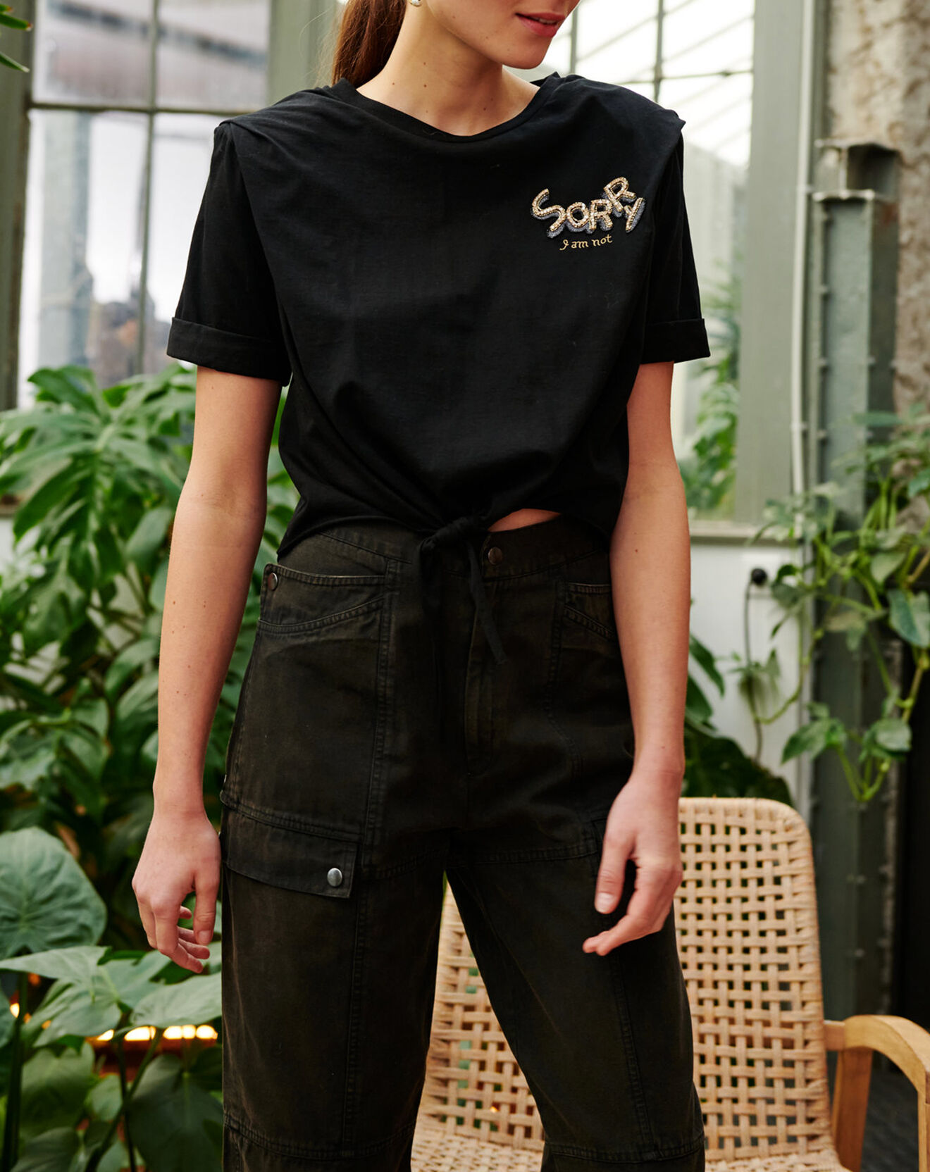 Belair T-Shirt Tahia noir