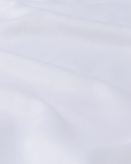 drap-housse pour surmatelas coton satiné 90x200 blanc