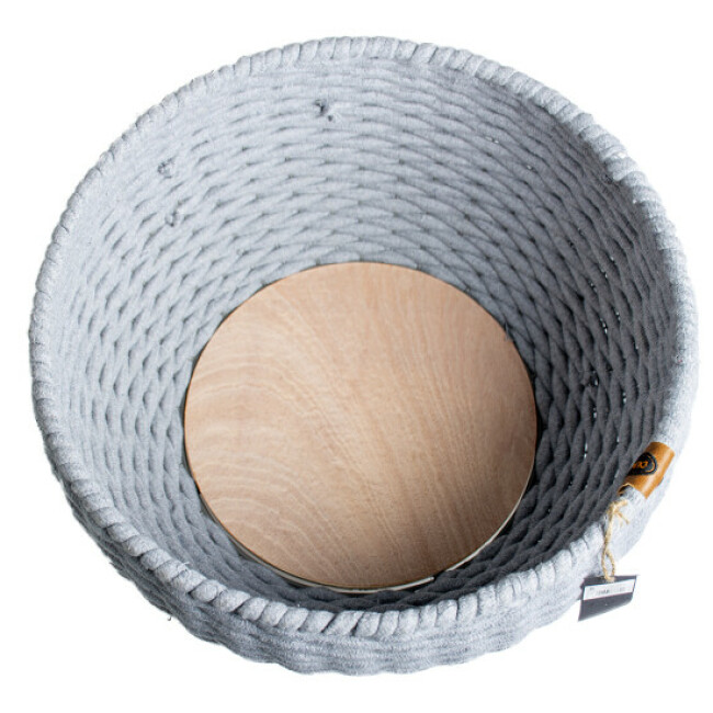 Panier pour chat et chien de petite taille en corde de coton